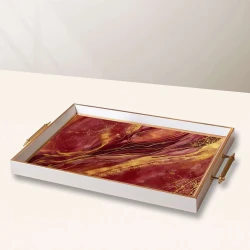Aberto Design Poslužavnik TPB10021 50 x 29 x 3.5 cm, Šareni