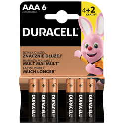 Duracell Basic AAA 4+2