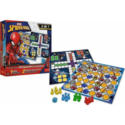 Igra 2 proti 1 - Človek, ne jezi se! + Kače in lestve - Spiderman