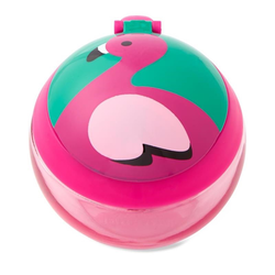 Skip Hop Šolja sa poklopcem za užinu Flamingo, 12m+