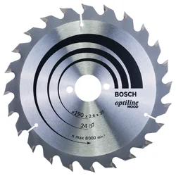 Bosch List kružne testere Optiline Wood 2608640615, 190 x 30 x 2,6 mm, 23