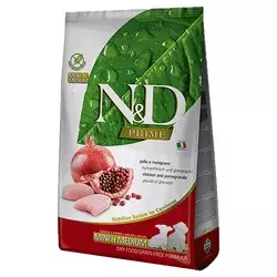 N&D Prime Hrana za štence Mini/Medium Puppy, Piletina & Nar - 800 g