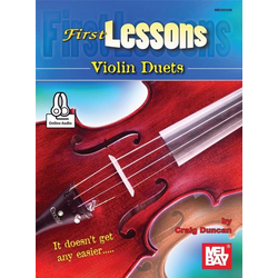 FIRST LESSONS VIOLIN DUETS +AUDIO ONLINE