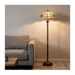 Brilagi - Tiffany vitražna podna lampa MIRABELLA 2xE27/60W/230V