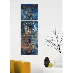 Wallity Zidni sat 3P2828CS-2, 90x28 cm, 3 dela