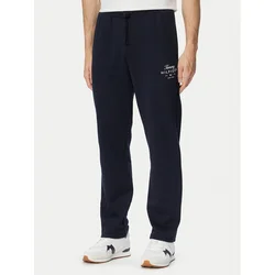 Tommy Hilfiger Spodnji del trenirke Script Stack MW0MW44332 Mornarsko modra Regular Fit