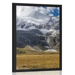 Plakat veličastna gorska pokrajina - 20x30 white