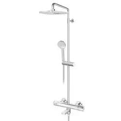 Termostatska baterija sa usponskim tušem 250x250mm i izlivom 1T37352