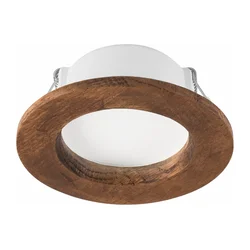 LED ugradna svetiljka WOODY SPOT LED/5,5W/230V 4000K trešnja, prečnik 10 cm