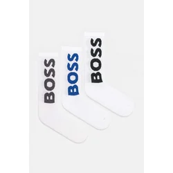 Nogavice BOSS 3-pack 3P QS Rib Logo CC