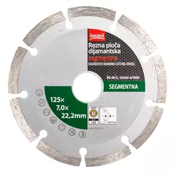 Rezna ploča dijamantska segmentna o125mm