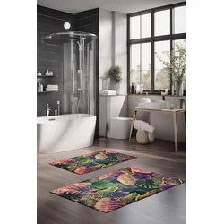 Lessentiel Maison Set prostirki za kupatilo CT-5330, 2 Komada, Ljubičasta