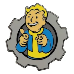 Fallout bedž Charisma Boy, 42 x 39,5 mm, limitirano izdanje