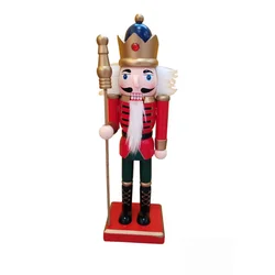 Novogodišnja figura Drveni vojnik 25 cm 70486