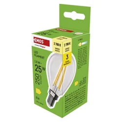Emos zf1d02 sijalice Led sijalica filament mini globe 1,8w(25w) 250lm e14 ww ( 3448 )