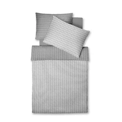 Fleuresse POSTELJNINA 140/200 cm damast antracit, siva