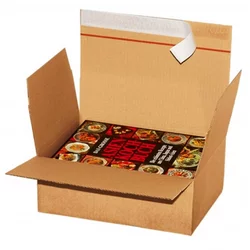 Škatla paketna samolepilna quickbox 185x185x125mm