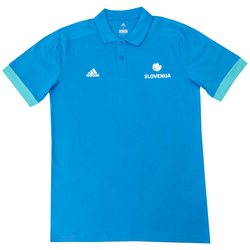 Kratka polo majica adidas Slovenija Blue