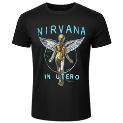 Metal majica moška Nirvana - In Utero Neon Blue - ROCK OFF - NIRVCBN99MB