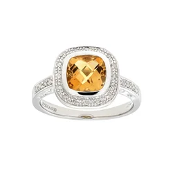 DIAMANT LETERNEL Prstan srebrna