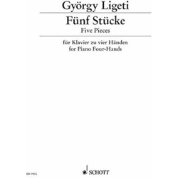 LIGETI:FIVE PIECES 4hand PIANO