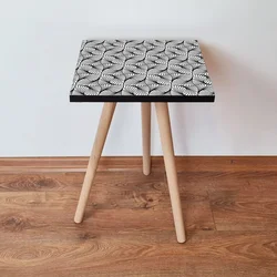 Hanah Home Klub sto Shp222, 35x42x35 cm, Crni