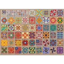 Cobble Hill - Puzzle 50 States Quilt Blocks 1000 - 1 000 kosov