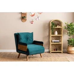 ATELIER DEL SOFA Sofa-krevet sa 1 sedeljkom Cosmo Single Petrol Green