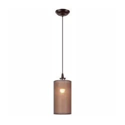 LED luster na sajli NOEL MINI 1xE27/60W/230V braon