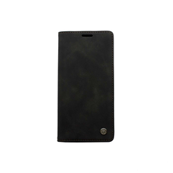 Maska za telefon LEATHER RETRO FLIP za Huawei P30 Pro, Crna