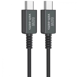 Kabel za prijenos podataka i punjenje (USB Type - C na USB Type - C) - 1.8m - 60W - Crna KP34840