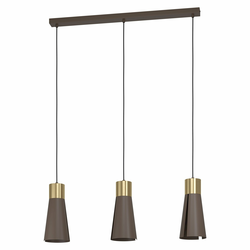 EGLO viseća lampa LOSALOMAS 3xGU10 83,5 cm moka mesing 1035 lm 98839