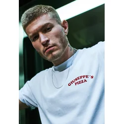 Giuseppe Pizzeria Tee white