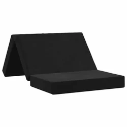 Sofa na razvlačenje 100 x 67 x 45 cm Crna