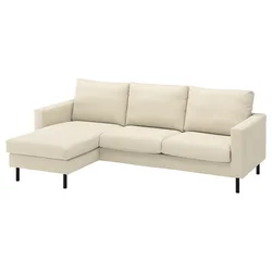 SALTSJÖBADEN Sofa trosed s lenjivcem, Fridtuna svetlobež