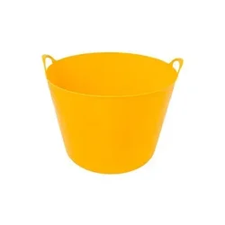 Enpro Plovilo Plastic container with 2 handles, 27 l, yellow
