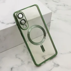 Maska CAMERA PROTECT MagSafe za Samsung S25 Edge 5G/ zelena