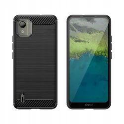 Futrola Carbon Shield TPU za Nokia C110 - Crna KP28573