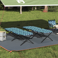 Sklopivi kamperski krevet List 2 pcs Šuma 210 x 80 x 46 cm