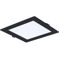 Rabalux Plafonjera Shaun2, 18W, 3000K, Kvadratna, Crna