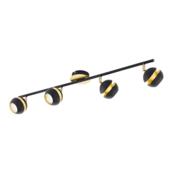 Eglo Nocito spot/4, led, 4x3,3w, 4x240lm, zlatna/crna