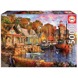 Puzzle The harbour evening Educa 5000 dijelova od 11 godina