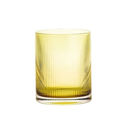 Čaša za vodu, sok Rigatino amber / 300ml / žuta / staklo