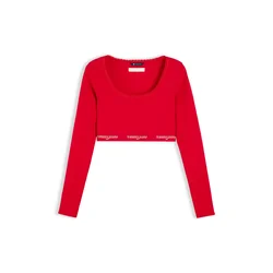 Tommy Jeans Majica rdeča