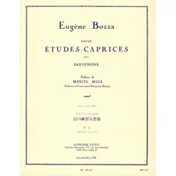 BOZZA:12 ETUDES CAPRICES SAX