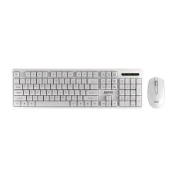 Brezžični komplet tipkovnice in miške MARVO OFFICE WS005 HR WH, bel