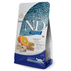 N&D Ocean hrana za mačke - Bakalar, Spelta i narandža 10kg