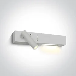 ZIDNA SVJETILJKA LED 3+6W 480lm 3000K BIJELA 30CM LIJEVA