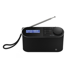 Hama DR15 Digitalni radio DAB/DAB+/FM (prijenosni - baterijski), crni (54866)