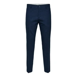 SELECTED HOMME Hlače na rob Oasis, modra